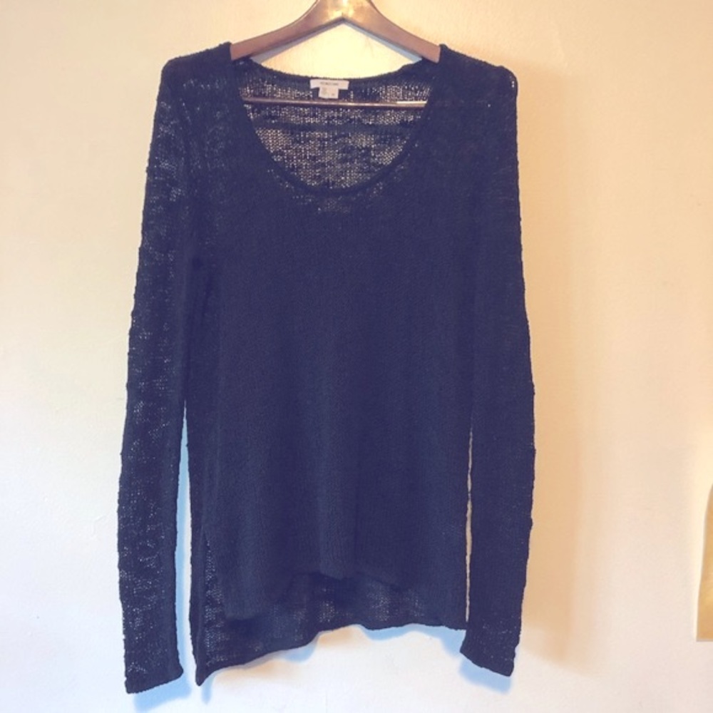 Asymmetrical helmut Lang silk sweater